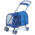 Functional and stylish. Pets with disabilities or pets that are by nature hard to walk can be easily, safely and fashionably transported. Very easy to assemble and store Designed with netting to allow the pet to benefit from fresh air and sunshine.