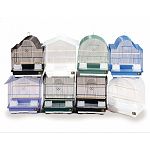 Parakeets and small birds, assorted colors assorted roof styles, 13 x 11 x 16 with 1/2 spacing.
