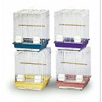 16 x 16 x 22 square top parakeet cage in assorted colors.