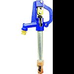 Lever control operates by cam principle and pulls straight up on operating rod providing variable flow Heavy cast iron head Hex head bolt provides simple positive adjustment and eliminates unreliable set screws Galvanized pipe has no exposed threads subje