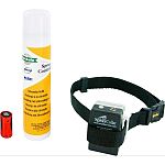 Uses a burst of spray to deter unwanted barkings. Citronella spray Conditions your dog to stop barkin. It is completely harmless and has no and has no secondary effects. Research shows that the anti-bark spray collar will reduce nuisance barking by up to