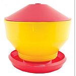 Cover for baby chick bulk feeder (bci# 064019). Durable plastic construction.