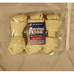American Dog Rawhide Bones are made in the USA with American raised cattle. The American beefhide is tasty and has a great natural flavor. Bones are available in various sizes and quantities. Gives your dog hours of chewing fun!