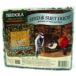 Provides the extra energy birds need, especially during cold months, and during breeding season. Patented fusion of seed and suet attracts a greater variety of bird species that seed or suet alone. Provide a tasty meal that is good for birds. Neat and eas