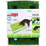 Combines hunting fun with a touch of nature Faux grass for scratching, hunting and lounging Jingle balls fun to chase and bat Discovery sides for more hunting opportunities Great for one or more cats