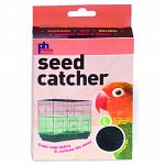 This sheer mesh seed catcher is available in small, medium and large sizes. Washable nylon mesh in 4 colors: green, blue, black or white. Please let us choose the color for you. Heavy duty elastic fit.
