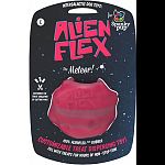 100% trademarked alien flex candy scented rubber Customizable treat dispensing toy - customize the treat challenge by cutting pins Fill with treats for hours of non-stop fun