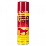 RTU aerosol. Kills and repels (6) fly species, mosquitoes, gnats and more. Contain 0.5% pyrethrin. Good knock down and repellent. For use on horses, cattle and premises.  Ready to spray.