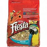 Fiesta macaw combines the best fruits, vegetables, nuts and specialty seeds into a nutritious, gourmet diet. Makes eating more fun for playful birds.