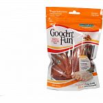 Wrapped with premium cuts of real meat dogs crave Made from the finest pork and beef hides, then wrapped with real chicken jerky Helps promote better dental hygiene by reducing tartar and calculus buildup Healthy and delicious way to satisfy your dog s na