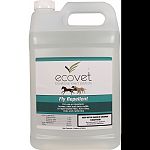 A truly new alternative to traditional fly products containing pyrethrins or essential oils Ecovet is a proprietary mixture of natural food-grade fatty acids and silicone oil blended with sage and lavender Creates a zone of repellency that prevents the