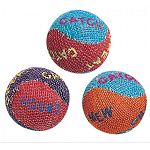 Three pack of burlap toy balls for cats and kittens. These balls are the perfect size and the perfect material for your cat to have hours of chasing enjoyment. Burlap is a texture that cats cannot resist. 3 pack.