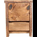 Natural wood bat house Bats love the texture of the wood Grooves helps the bat cling safetly Made in the usa