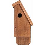 Natural wood bluebird house Made in the usa by skilled craftsman Functional and decorative