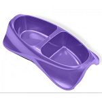 These double pet dishes feature convenient Lifting Handles; High-Gloss Finish for easy clean-up and Metallic Color finish. They are Dishwasher Safe and Unbreakable (under normal use).