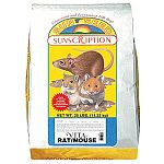 Specially formulated to provide a complete diet for rats, mice and gerbils. High protein formula rich with peanuts, egg and peas enjoyed by these animals. Includes parsley and spirulina to help support the immune system and ground flax seed to enhance ski