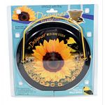 All-metal construction lasts for years No assembly needed Attracts both clinging and perching birds Dispenses black oil sunflower seeds