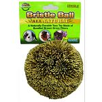 Your small animal will love this fun ball toy by Ware. Made of natural broom grass fibers, this toy is fun to roll or toss around with your small animal pet and great for your pet to nibble. The texture of the grass is ideal for helping to keep teeth clea