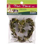 Twig chew toy perfect for rabbits, guines pigs, chinchillas, pet rats, hamsters, mice, and gerbils Made from natural tea leaves and twigs Helps promote dental health Encourages healthy activity