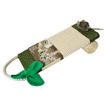 Keep your cat busy with this fun, door know cat scratcher. Just hang the scratcher on any door knob and let your cat have all the fun. Scratcher is designed to bring out your cat's natural instinct and have lots of scratching fun!
