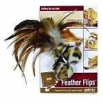 Feature feather attachements that are securely attached to soft fleece balls with velcro. Place them all over your house to provide endless entertainment and a hunting challenge for your cat.