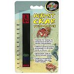 This thermometer will help owners to keep an eye on the temperature of their hermit crabs habitats. Temperature reads in Fahrenheit and Celsius. Be advised if two numbers light up at the same time then the temperature is halfway between those numbers.