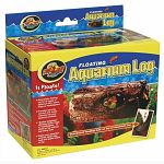 For use in aquariums for fish, also can be used for newts, frogs and other small reptiles. he log floats just at the surface sothat fish can swim inside, and bottom weighting prevents rolling over if newtsor mudskippers climb on top!