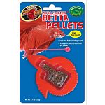 Betta food pellets specially formulated to intensify the color of your fish. New easy slide dispensing betta container gives correct feeding amount with a simple slide of the plastic tab. Includes betta feeding wand, train your betta to eat from the wand.