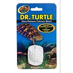Slow-release calcium block that conditions water while providing a calcium supplement to promote healthy shell growth.