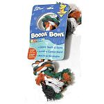 A natural cotton tug toy. Safer and more fun than rawhide. Machine washable. The original Booda rope chew that dogs love! 100% cotton that cleans teeth and exercises gums while they play.