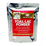 A nutritionally complete powder that is reconstituted with water for feeding orphaned or early weaned foals.