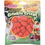 Great treat for pet rabbits, guinea pigs, chinchillas and other small animals Ridge design promotes tooth and gum health Super tasty real fruit recipe Gluten free treat