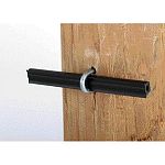 For use in high tensile fencing Use with wood posts or T-posts Made of durable nonconducting polyethylene Attaches to wood with 2 inch barbed staple (BS50) Attaches to T-post with T-post wire.