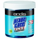 Andis 7-in-1 Blade Care Plus is a coolant, deodorizer, lubricant, cleaner, rust preventative, decontaminator and is vitamin E enriched. Formulated for hair stylists, barbers, animal groomers and vets. 16 oz. jar.