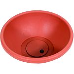 Excellent for shallow rooted arrangements and low profile plantings The durable design and impact-resistant construction are ideal for use in high traffic areas Removable drain plugs for indoor or outdoor use Plastic construction Made in the usa