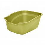 This Large Cat Litter Pan with High Sides is ideal for any home. Made of unbreakable and stain resistant, high impact plastic, this pan has a long life and looks good for many years. The high sides help to keep litter in the box and prevent litt