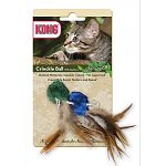 The Kong Natural Crinkle Ball with Feathers Cat Toy is great for the environment and lots of fun for your cat. Perfect for any cat, this crinkle ball with feathers will keep your cat's interest and provides hours of fun. Comes in a two pack of assorted co