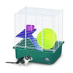 My First Hamster Home - 2 Story Cage for Small Pets makes a roomy, comfortable home your small animal pet. Perfect for gerbils, hamsters and mice and makes a great starter home for your pet. Easy to assemble with no tools required.