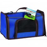 The stylish Super Pet Come Along Carrier has all the comfort your pet needs for traveling. Perfect for a variety of small pets, this soft, fabric covered carrier has many great features. Carrier may be used with the Take Me Home Travel home.
