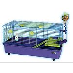 Designer home for guinea pigs.  Never take apart your pet's cage to clean again! This revolutionary new guinea pig home features the new EZ Clean System for the ultimate convenience