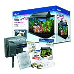 Easy-to-use basic starter kit that contains the necessary equipment for successful fish keeping. Features complete aqueon lighting and filtration systems.