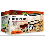 Ideal starter kit for juvenile desert animals. Comes with 2 reflective dome light fixtures, a terrarium liner carpet, and a temperature/humidity gauge.