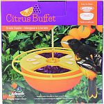 Holds 6 ounces of oriole nectar and 4.5 ounces of grape jelly Built-in center ant moat helps keep small crawling bugs out Features a durable steel hanging hook Easy to clean