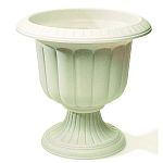 Must have planter for your deck, patio, poolside and entry Two-piece construction with optional punch-out drain holes. Made in the usa