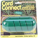 Provides a water-tight connection between two power cords and locks them together to keep them from coming apart. Use with de-icers, lawn and garden equipment, power tools, outdoor lighting, pond equipment, christmas lights and more. A simple, practical a