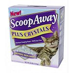  Scoop Away Cat Litter - Plus Crystals combines moisture-absorbing litter with odor-trapping crystals for a tough odor-fighting formula, leaving you with a fresher, cleaner-smelling house! 