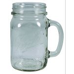 Popular at county fairs and casual restaurants, the canningjar mug can now be enjoyed at home Give your kitchen the fun and wholesome feeling of an all-american community celebration Sturdy glass construction with classic ball logo and convenient handle D