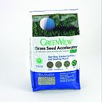 Grass seed accelerator is a starter fertilizer and seed cover Formulated for fast seed germination, as it fertilizes and protects seed growth It retains moisture and regulates soil conditions Accelerator is weed free and totally biodegradable Apply to new