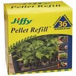A great choice for refilling most jiffy greenhouse grow trays. Designed to keep peat contained around the roots during transplanting to help avoid shock. Each peat pellet expands 7 times the compressed height, providing plants plenty of space to develop y