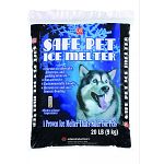 A proven ice melter that is safe for pets. For use on sidewalks, driveways and parking areas. Noncorrosive. Environmentally friendly. Prevents ice and snow from rebonding. Does not contain salt of any kind.